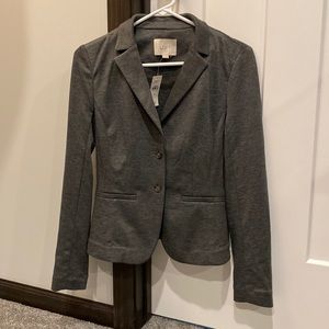 LOFT by Ann Taylor Gray Blazer, Size XS, NWT